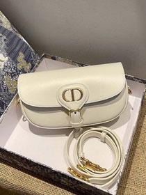 Dior original box calfskin bobby east-west bag M9327 white