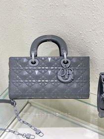 Dior original calfskin lady D-Joy bag M0540 gray