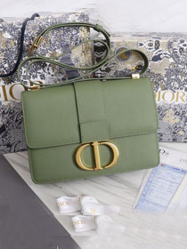 Dior original grained calfskin 30 montaigne bag M9203 green