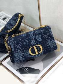 Dior original denim medium caro bag M9242 blue