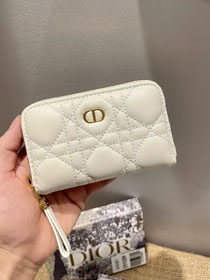 Dior original lambskin caro chain wallet S5087 