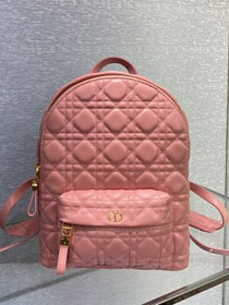 Dior original lambskin meduim backpack M9221 pink