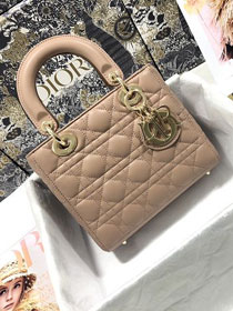 Dior original lambskin small my ABCdior bag M0538 apricot