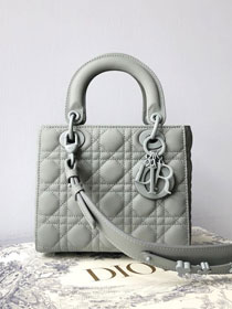 Dior original lambskin small my ABCdior ultra-matte bag M0538 grey