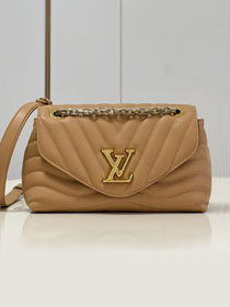 2022 Louis vuitton original calfskin new wave chain bag M58664 caramel