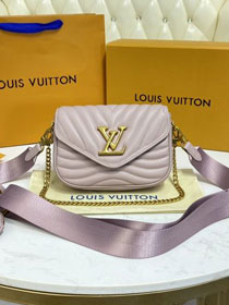 2022 Louis vuitton original calfskin new wave multi-pochette M56462 light pink