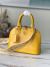 2022 Louis vuitton original epi leather alma BB M59358 sunflower yellow