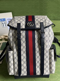 GG original canvas medium backpack 598140 dark blue