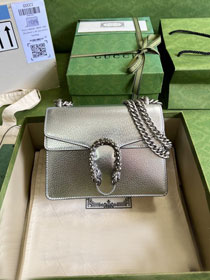 GG original calfskin dionysus mini shoulder bag 421970 silver