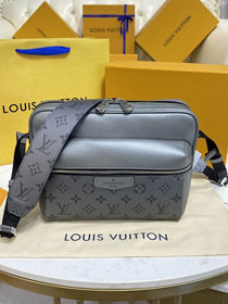 Louis vuitton original monogram outdoor messenger bag M30830 silver