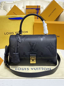 Louis vuitton original calfskin madeleine MM handbag M45976 black