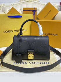 Louis vuitton original calfskin madeleine pm handbag M46008 black