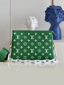 2023 Louis vuitton original lambskin coussin pm bag M57790 green