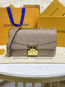 Louis vuitton original calfskin marceau chain bag M46127 apricot