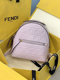 Fendi original calfskin mini backpack 8BZ038 light purple