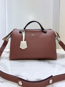 Fendi original calfskin medium by the way boston bag 8BL146 brown