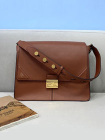 Fendi original calfskin medium kan U bag 8M0516 brown