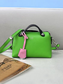 Fendi original calfskin mini by the way boston bag 8BL145 green