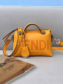 Fendi original calfskin mini by the way boston bag 8BL145 yellow