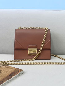 Fendi original calfskin mini kan U bag 8M0513 brown