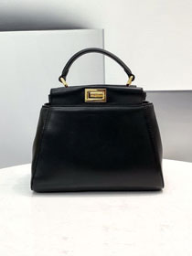 Fendi original lambskin small peekaboo bag 8BN244 black