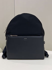 Fendi original calfskin medium backpack 7VZ350 black