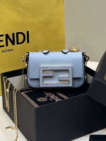 Fendi original lambskin nano baguette charm 7AS095 