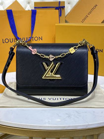 Louis vuitton original epi leather twist mm M20834 black