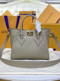 Louis vuitton original calfskin on my side tote pm M20600 grey