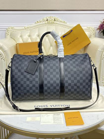 Louis vuitton original damier graphite keepall 45 bag N41418