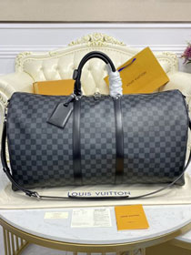 Louis vuitton original damier graphite keepall 55 bag N41413