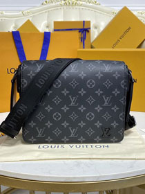 Louis vuitton original monogram eclipse district messenger bag M46255 