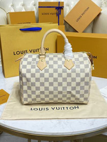 Louis vuitton original damier azur speedy 25 N41371(no strap)