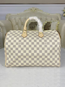 Louis vuitton original damier azur speedy 35 N41369(no strap)