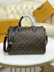 Louis vuitton original monogram canvas speedy 30 M41112 black