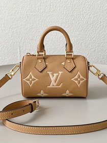 Louis vuitton original calfskin papillon BB bag m45707 arizona beige