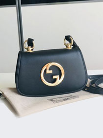 2023 GG original calfskin blondie mini shoulder bag 724645 black