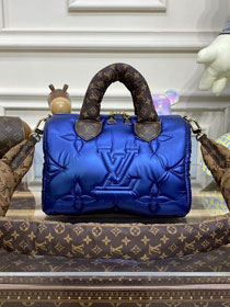 2023 Louis vuitton original econyl speedy 25 M21061 dark blue