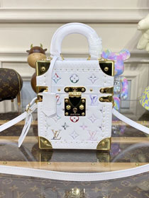 2023 Louis vuitton original calfskin box trunk M10117 white