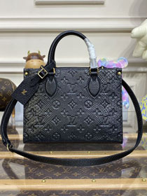 2023 Louis vuitton original calfskin onthego pm M45653 black