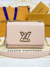 Louis vuitton original epi leather twist mm M59218 pink