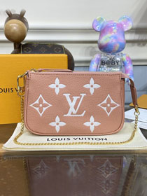 Louis vuitton original calfskin mini pochette M80732 pink