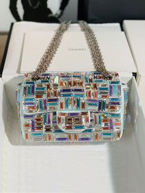 CC original sequins mini flap bag A69900 multicolor