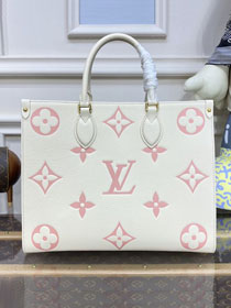 2023 Louis vuitton original calfskin onthego mm M21575 beige