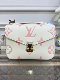 2023 Louis vuitton original calfskin pochette metis M45773 beige