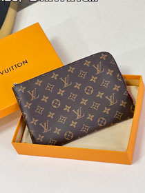 Louis vuitton monogram canvas etui voyage pm M44191 burgundy