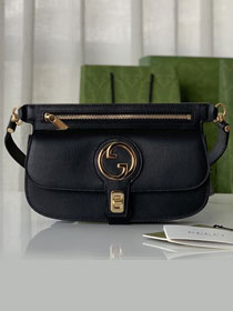 GG original calfskin blondie belt bag 718154 black