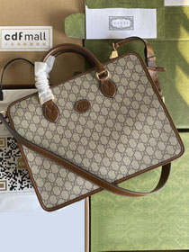 GG original canvas medium tote bag 674143 brown