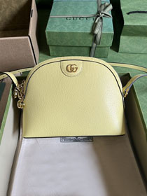 GG original calfskin ophidia small shoulder bag 499621 yellow