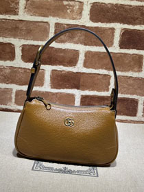 2023 GG original calfskin aphrodite shoulder bag 739076 brown